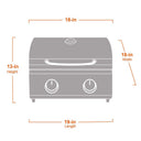 13742 | Stainless Tabletop Propane Gas Grill