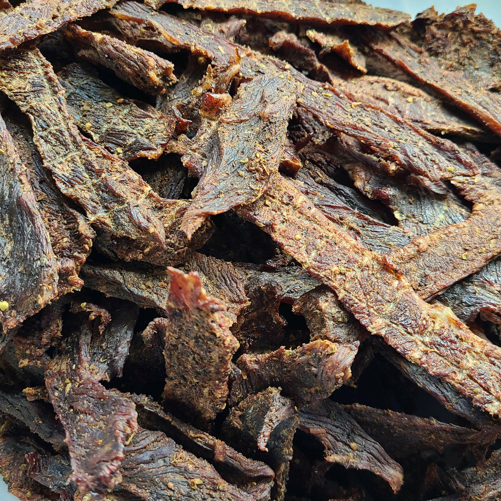 Cinnamon & Salmon Oil Beef Jerky Dog Treats | Canine Heritage Select Series™
