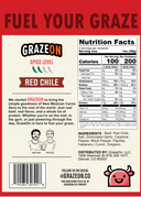 GrazeOn Red Chile Beef Jerky Crisps- High Protein, No Sugar, Crunchy Air-Dried Meat Snack - 2.0 oz