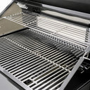 104" 4-Burner 72,000 BTU Black Outdoor Kitchen Bar Barbecue Island Grill + Wine Cooler + Sink