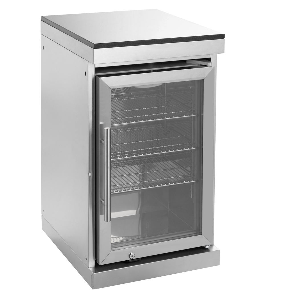 104" 4-Burner 72,000 BTU Silver Outdoor Kitchen Island Grill  with Storage Cabinets & Drawers