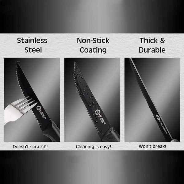 8-Piece Set: Steak Knife Stainless Steel
