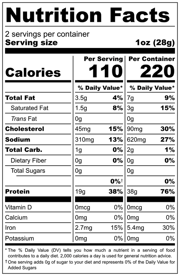 GrazeOn Salt and Pepper Beef Jerky Crisps- High Protein, No Sugar, Crunchy Air-Dried Meat Snack, All-Natural - 2.0 oz