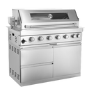 101" 6-Burner 85,000 BTU Outdoor Kitchen Island Grill with Storage Cabinets & Drawers