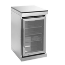 128" 120,000 BTU 6-Burner Outdoor Kitchen Island Grill with Pizza Oven