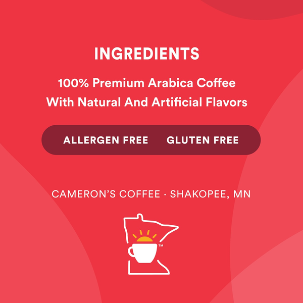 Cameron's Coffee, Ground, Light Roast, Vanilla Hazelnut, Value Size