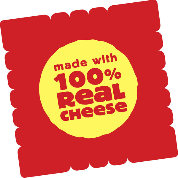 Cheez-It Grooves Bold Cheddar Cheese Crackers, Crunchy Snack Crackers, 9 oz