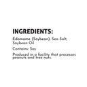 The Only Bean Crunchy Roasted Edamame Snacks (Sea Salt), Healthy High Protein