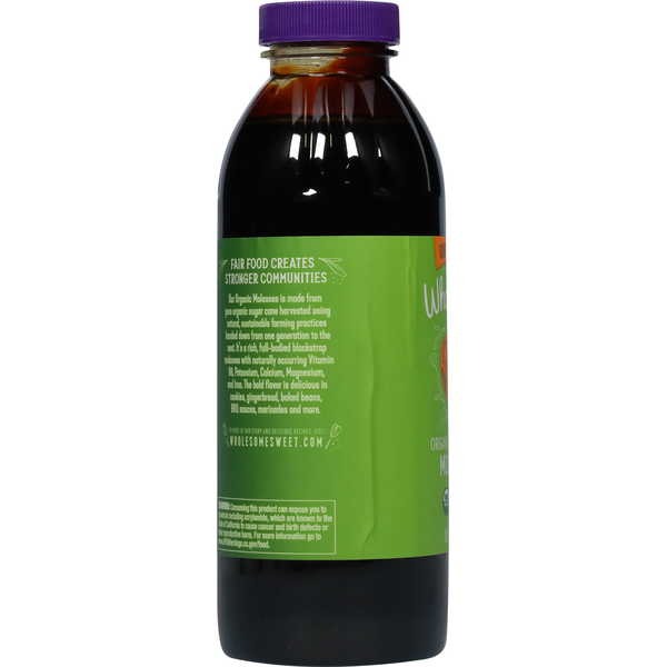 Wholesome Molasses, Organic, Unsulphured