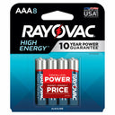 Rayovac High Energy Aaa 1.5v Alkaline Batteries