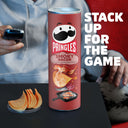 Pringles Smoky Bacon Potato Crisps Chips, Lunch Snacks, 5.5 oz