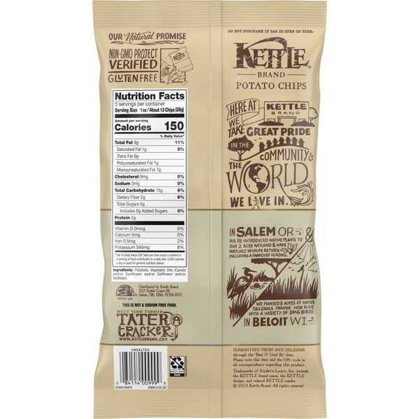 Kettle Brand Unsalted Potato Chips