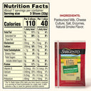 Sargento Ultra Thin® Natural Provolone with Natural Smoke Flavor Sliced Cheese, 20 Slices