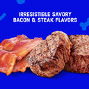 Kibbles 'n Bits Savory Bacon & Steak Flavor Dry Dog Food, 16 lb. Bag