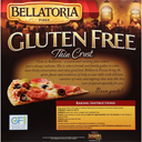 Bellatoria Pizza, Gluten Free, Supreme, Thin Crust