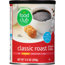 Food Club Coffee, Ground, Medium, Classic Roast