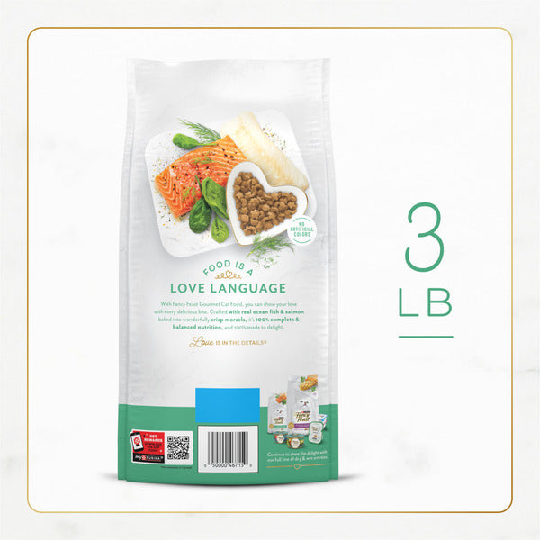 Purina Fancy Feast Dry Cat Food With Ocean Fish and Salmon