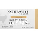 Oberweis Butter, Unsalted, Sweet Cream️