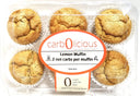 Carbolicious Homestyle Lemon Muffin Low-Carb Sugar-Free - 6 Pack - Only 2g Carbs per Muffin